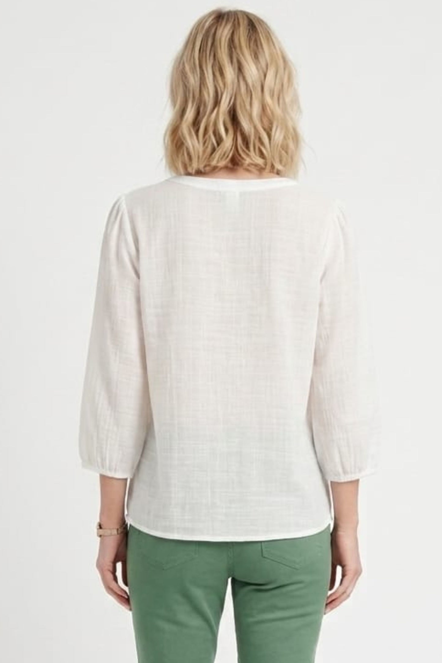 Zac & Rachel Eyelet Embroidered Pintuck Blouse