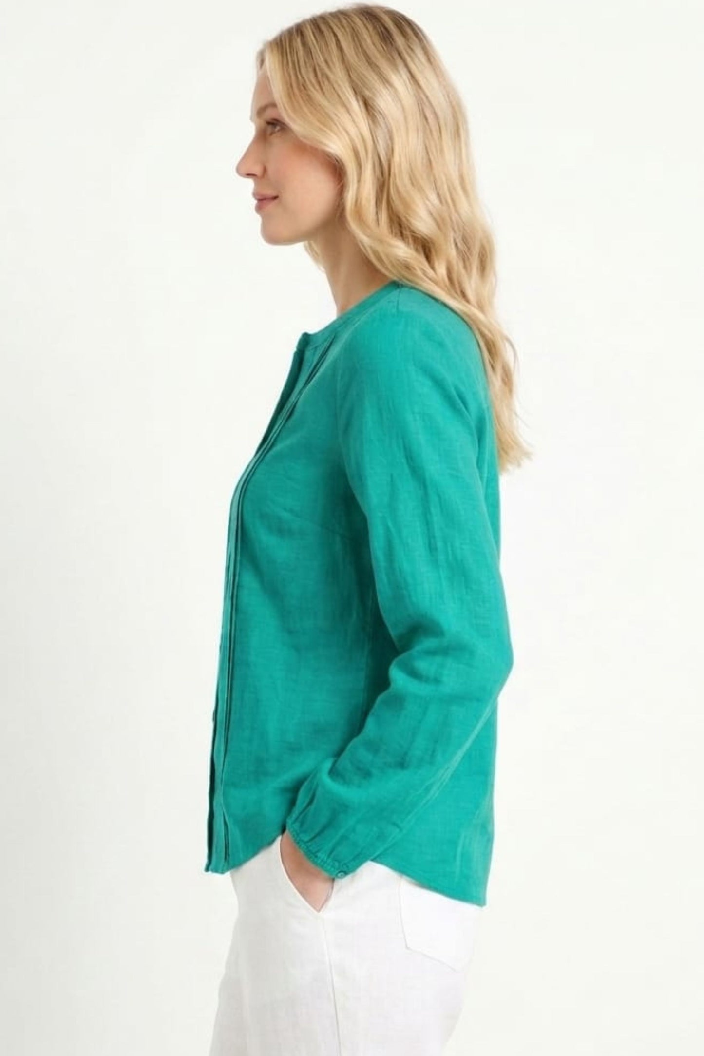 Zac & Rachel Eyelet Embroidered Pintuck Blouse