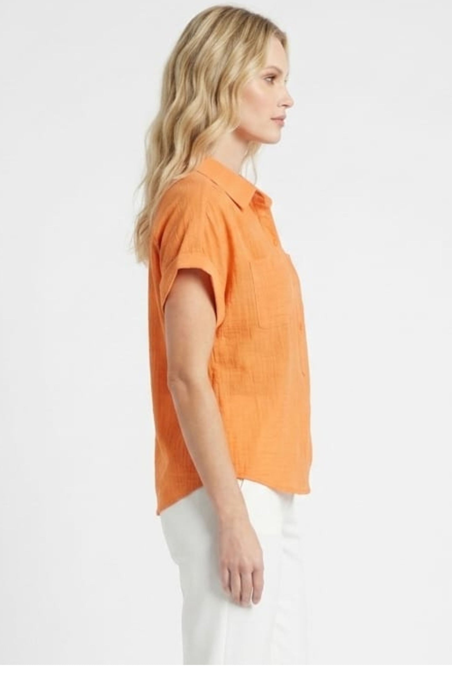 Zac & Rachel Victoria Short Sleeve Button-Down Day Top