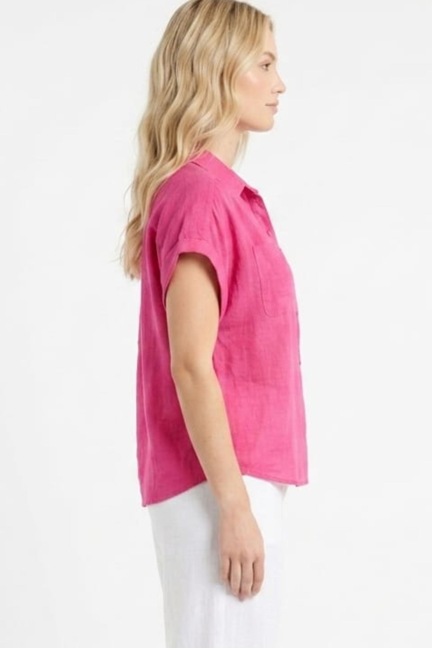 Zac & Rachel Victoria Short Sleeve Button-Down Day Top