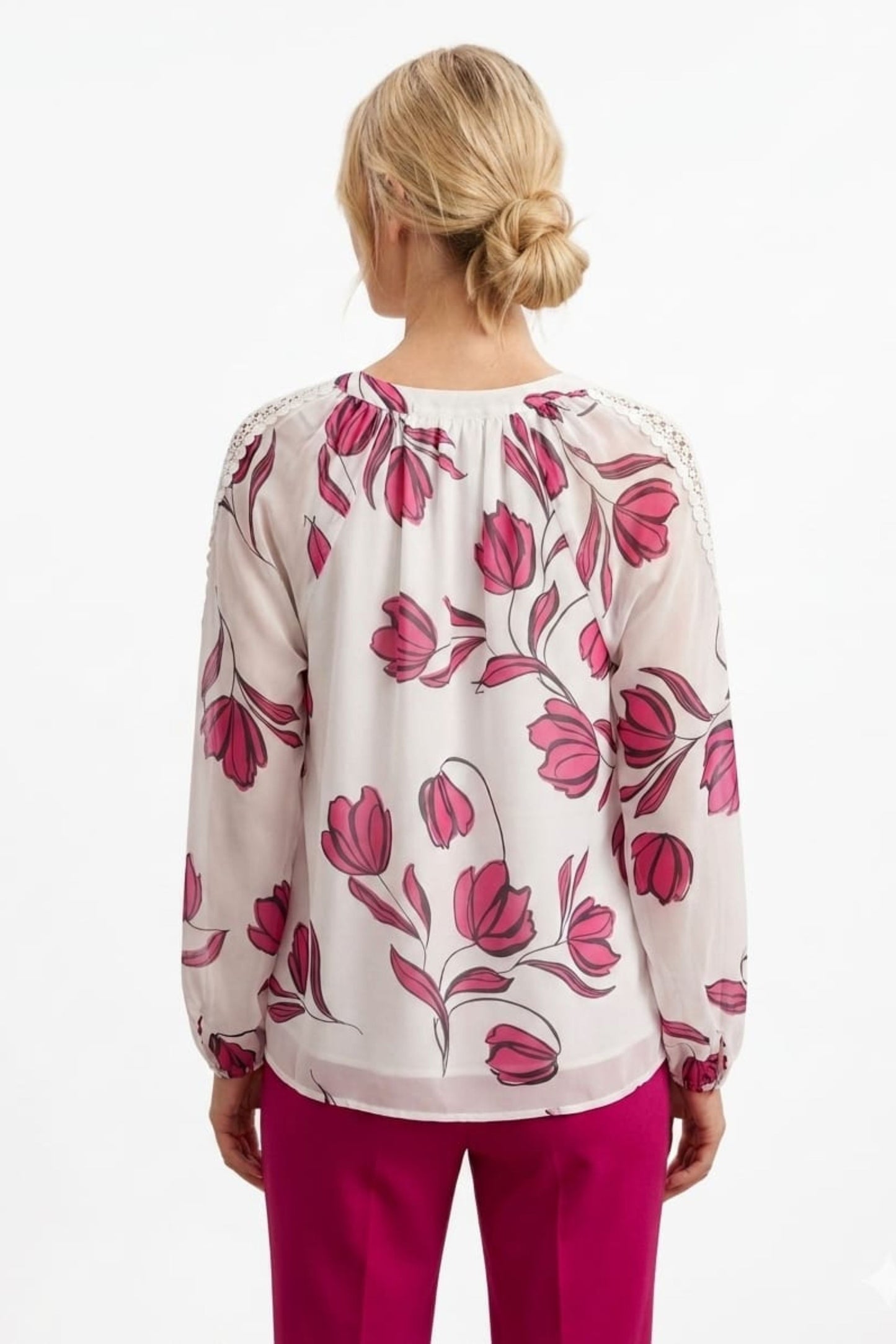 Zac & Rachel Floral Long Sleeve Day Top