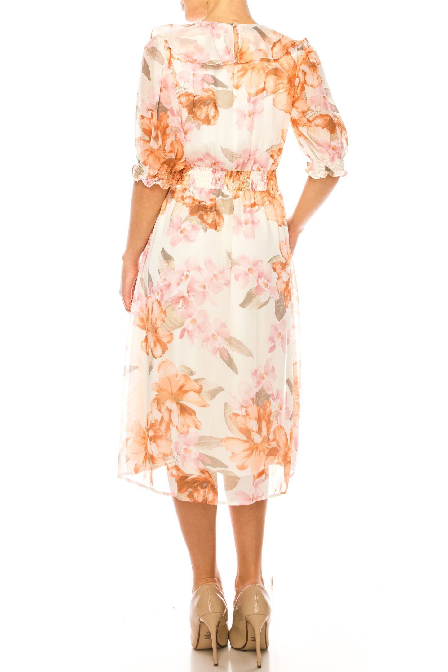 shelby midi dress Dress the Population Women's Shelby Lace Midi-Dress - Sky