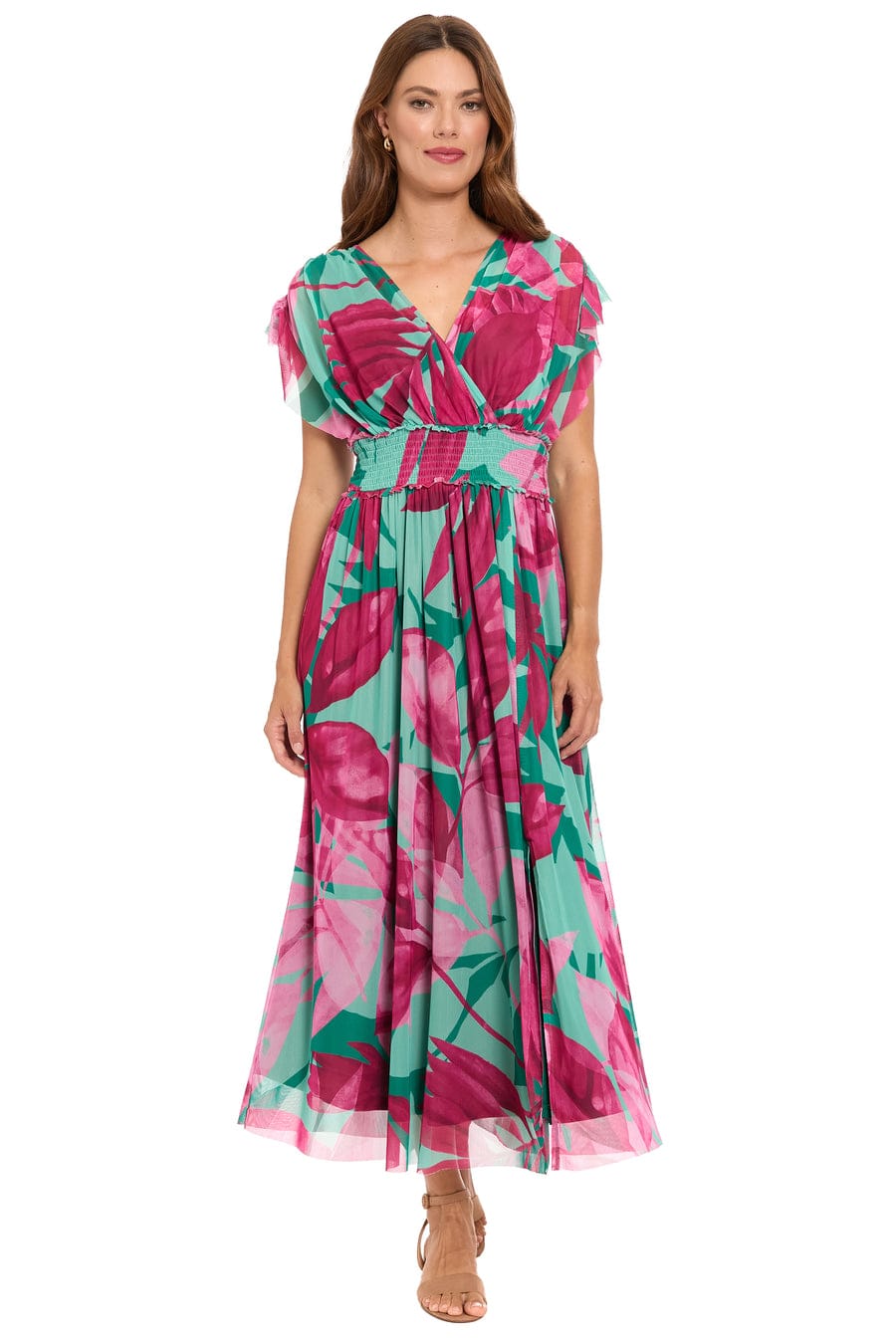 London Times Tropical Maxi Dress