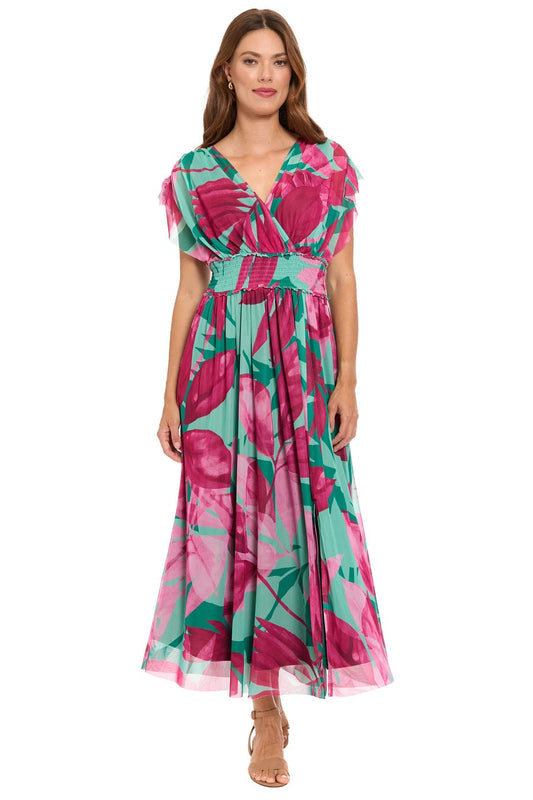 London Times Tropical Maxi Dress