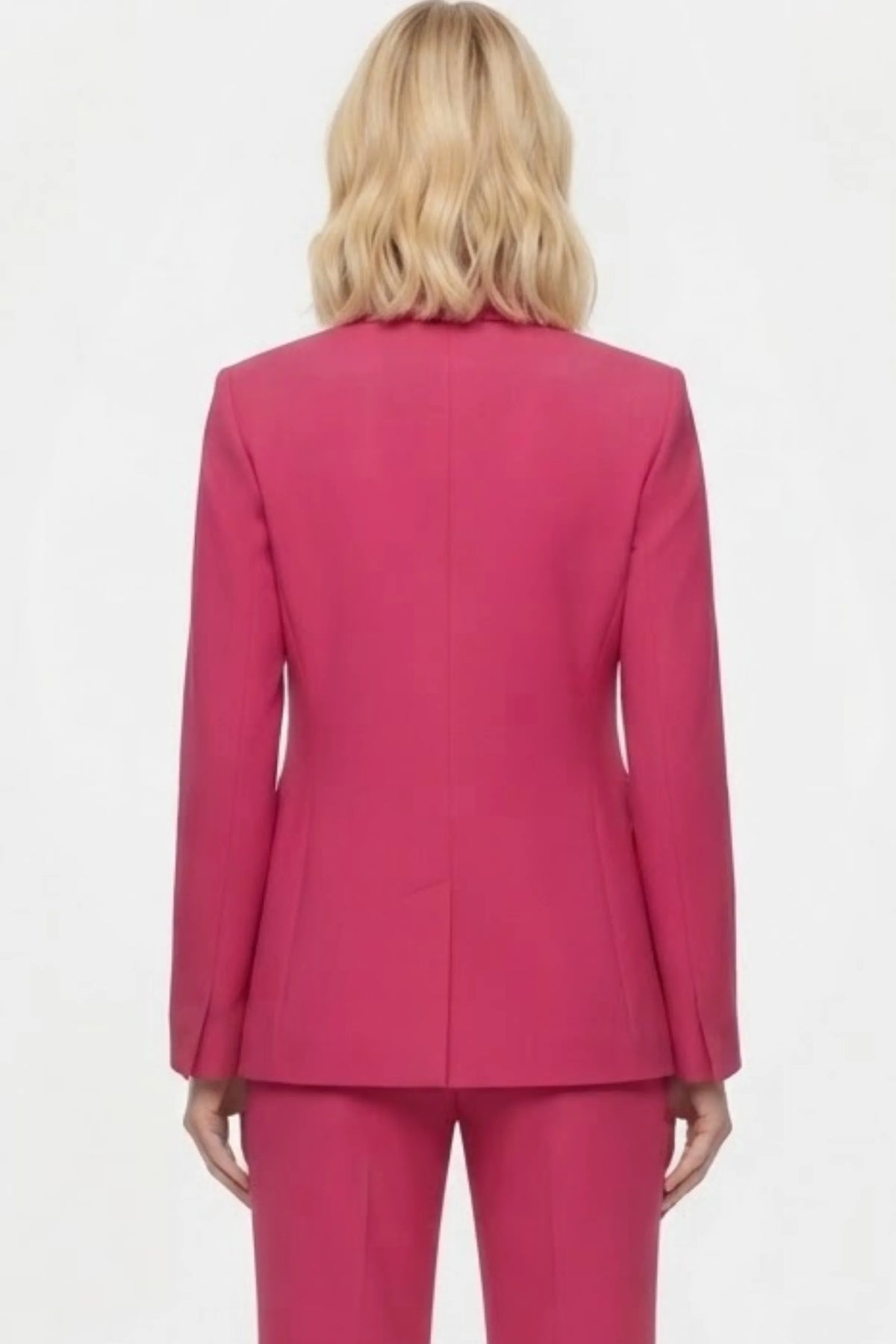 Zac & Rachel Notched Lapel Single Button Blazer