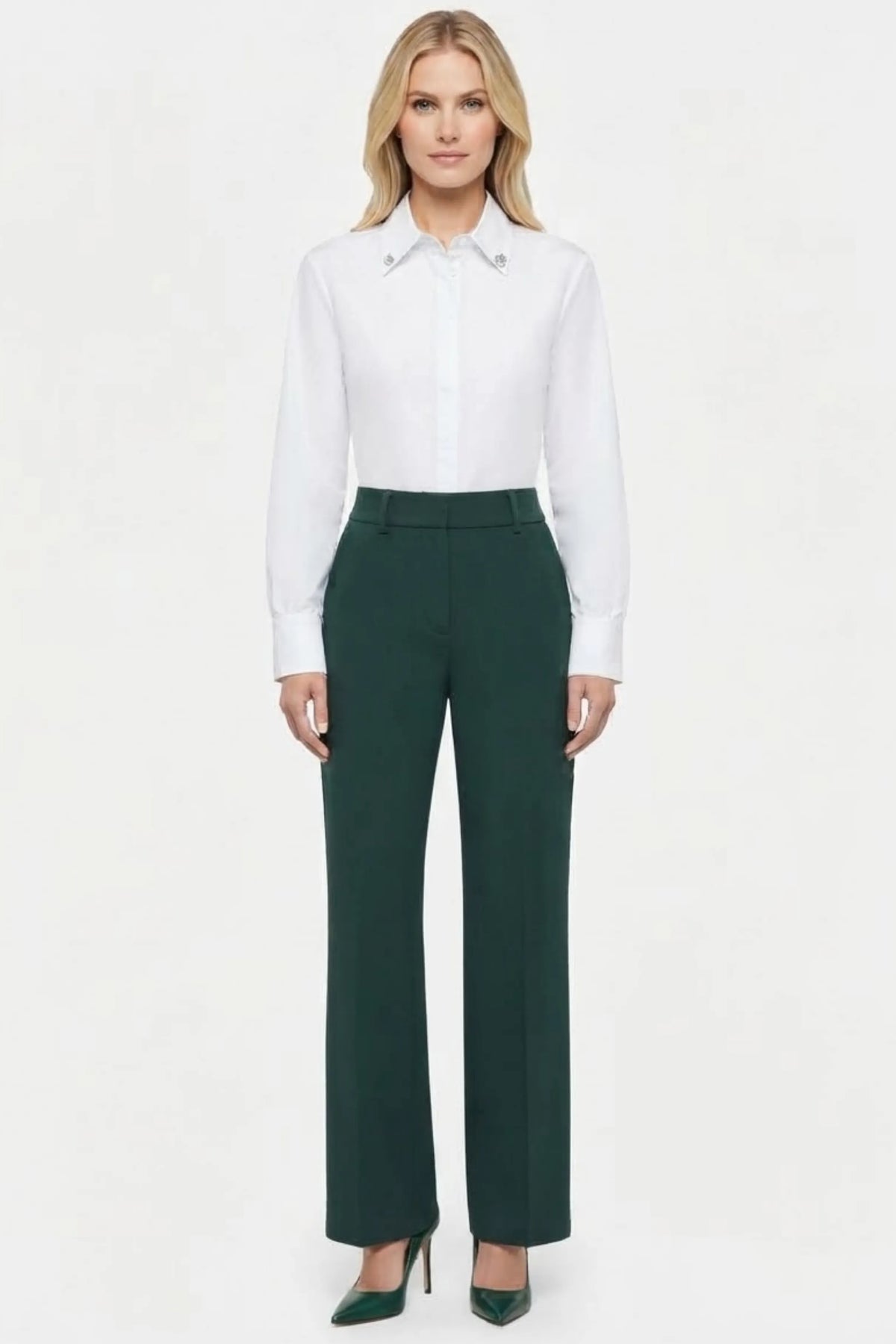 Zac & Rachel Wide Leg Belted Pants