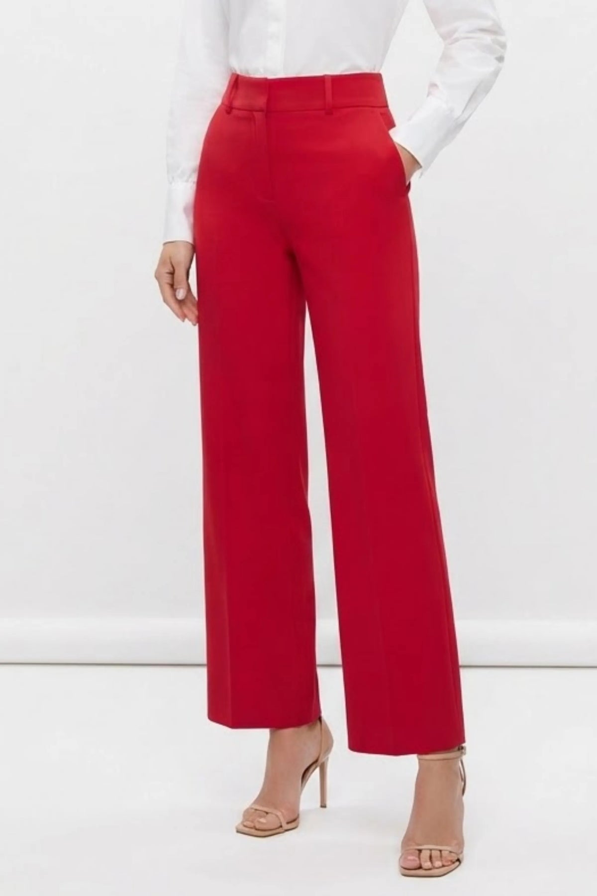 Zac & Rachel Wide Leg Belted Pants