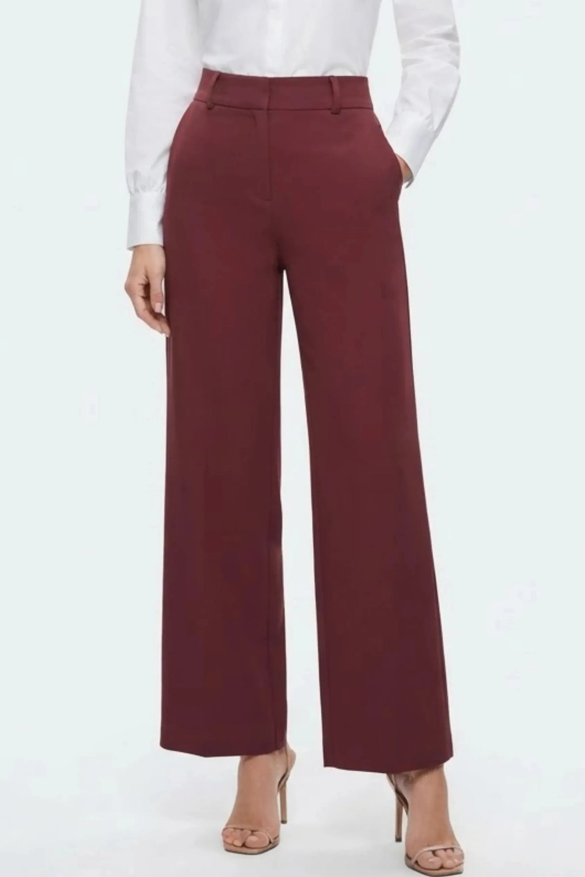 Zac & Rachel Wide Leg Belted Pants