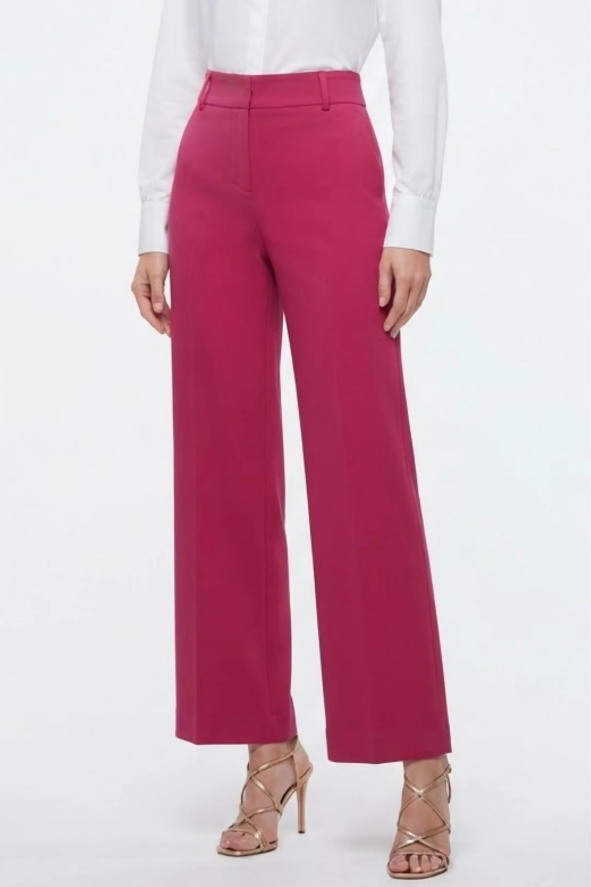 Zac & Rachel Wide Leg Belted Pants