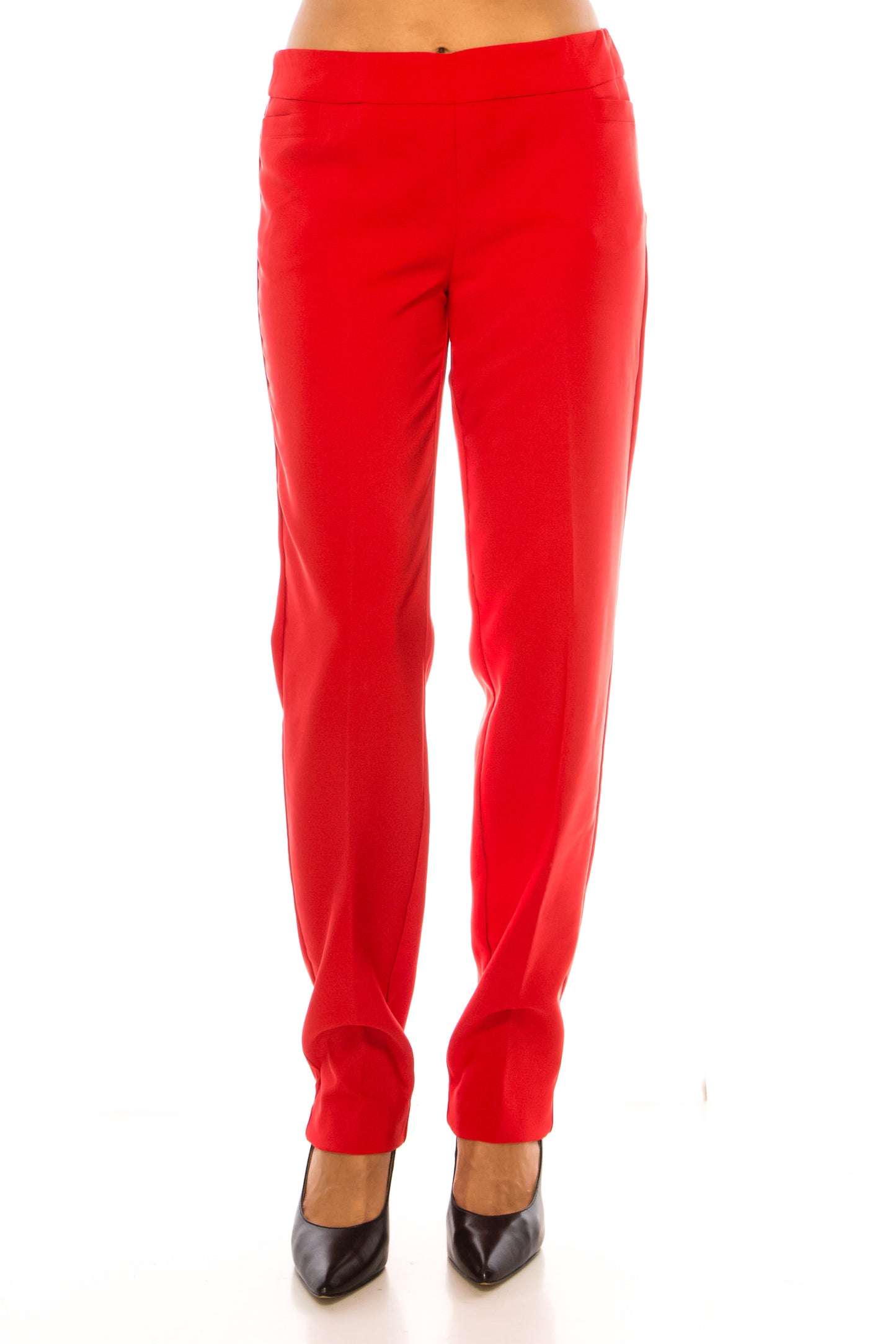 Zac & Rachel Straight Leg Pull-On Pants