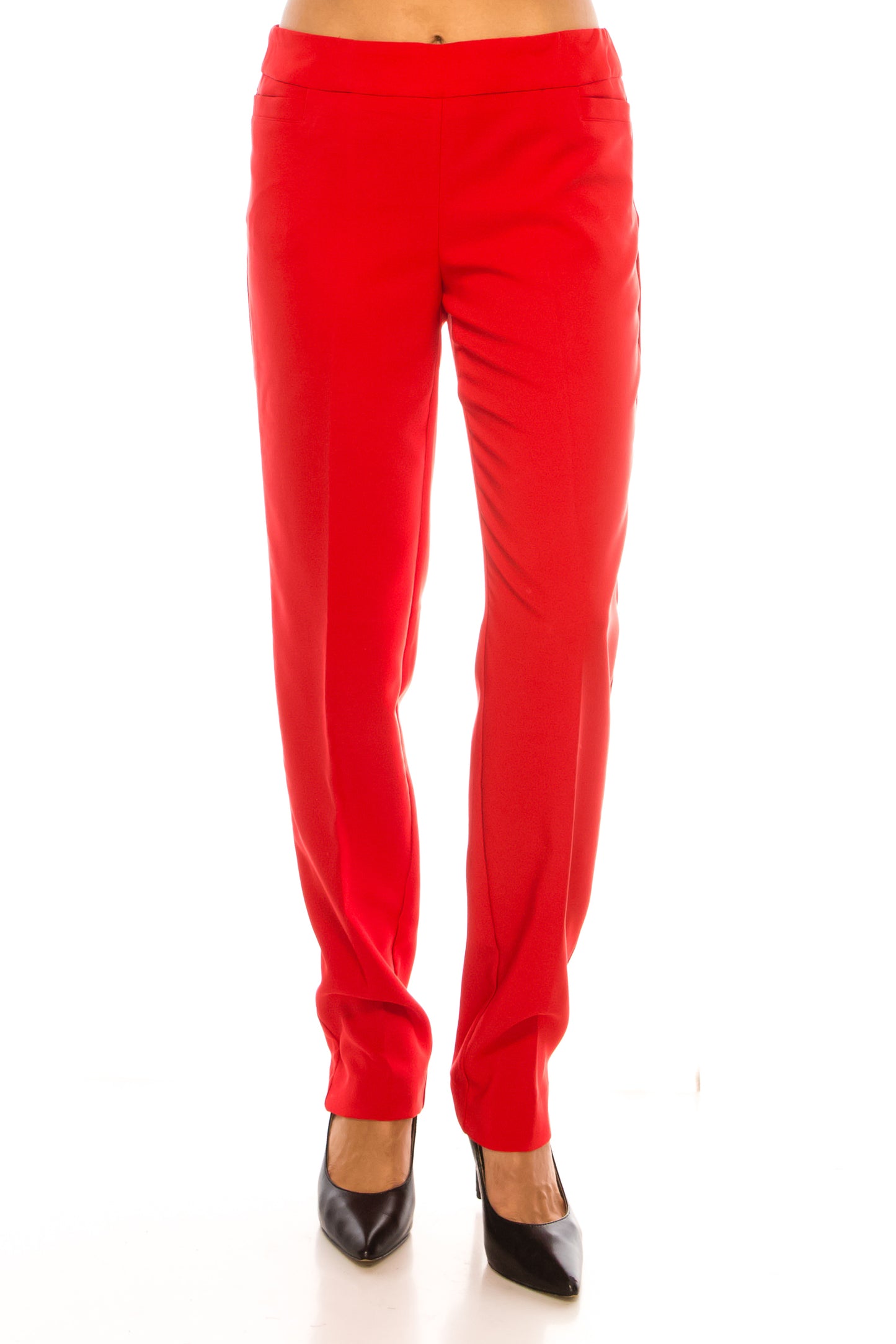 Zac & Rachel Straight Leg Pull-On Pants