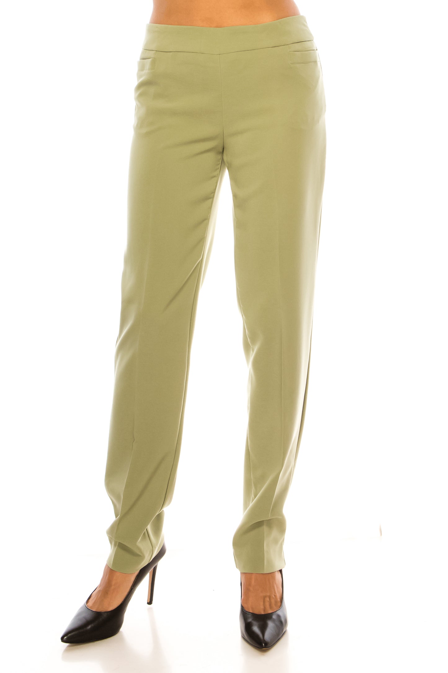 Zac & Rachel Straight Leg Pull-On Pants