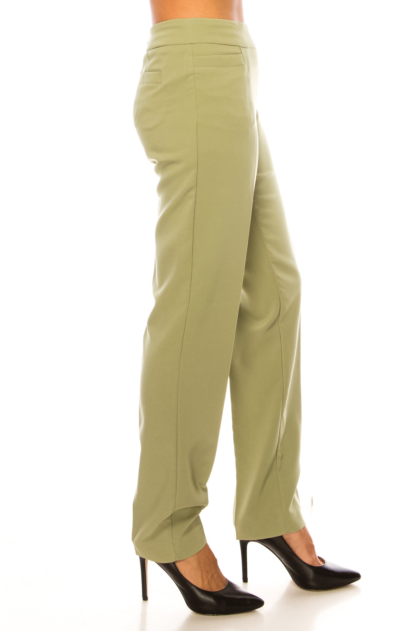 Zac & Rachel Straight Leg Pull-On Pants