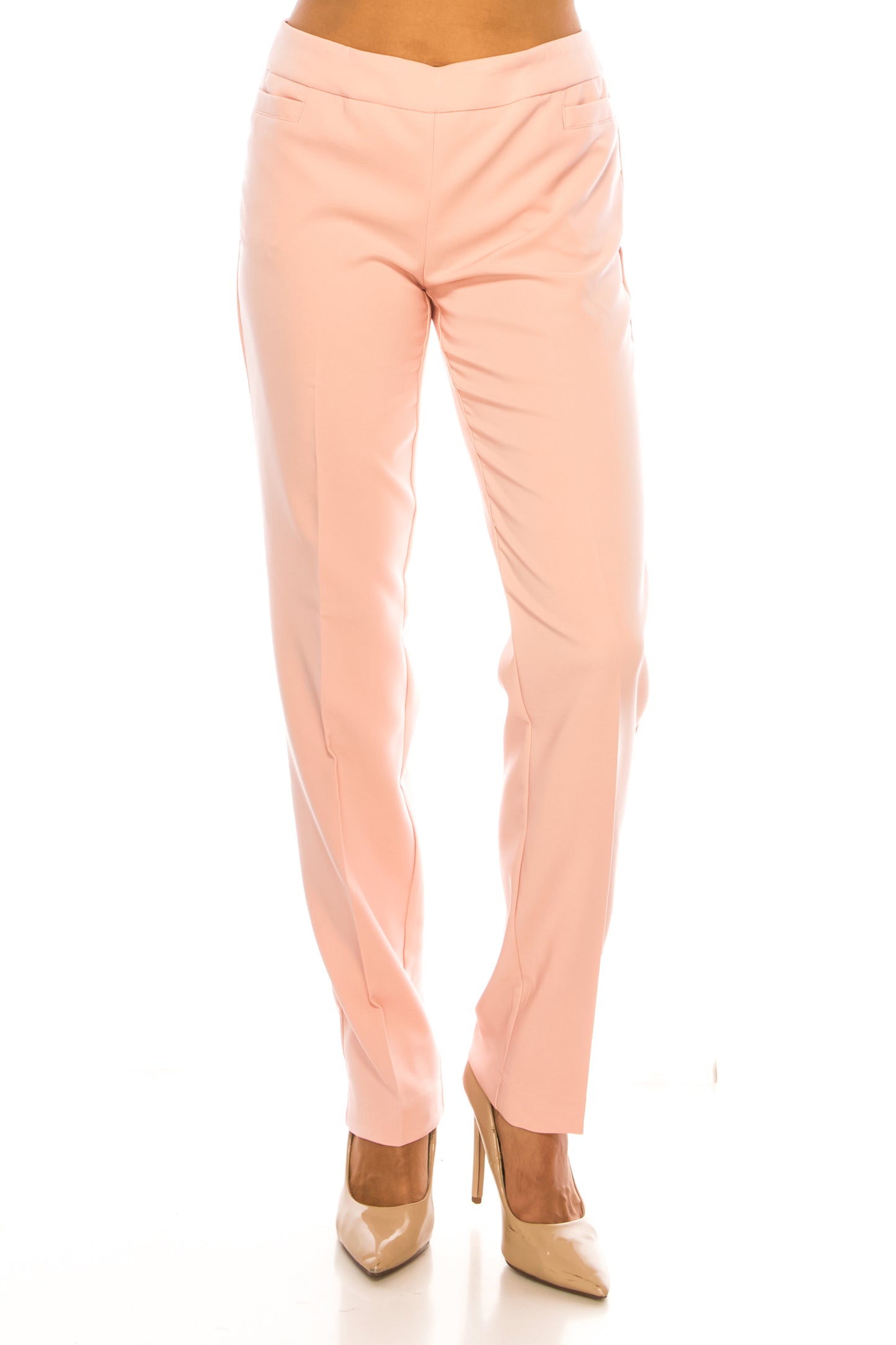 Zac & Rachel Straight Leg Pull-On Pants