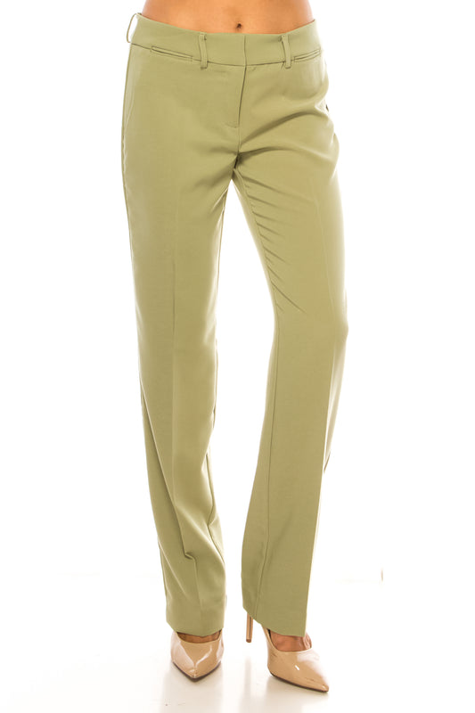 Zac & Rachel Straight Leg Zip Up Pants