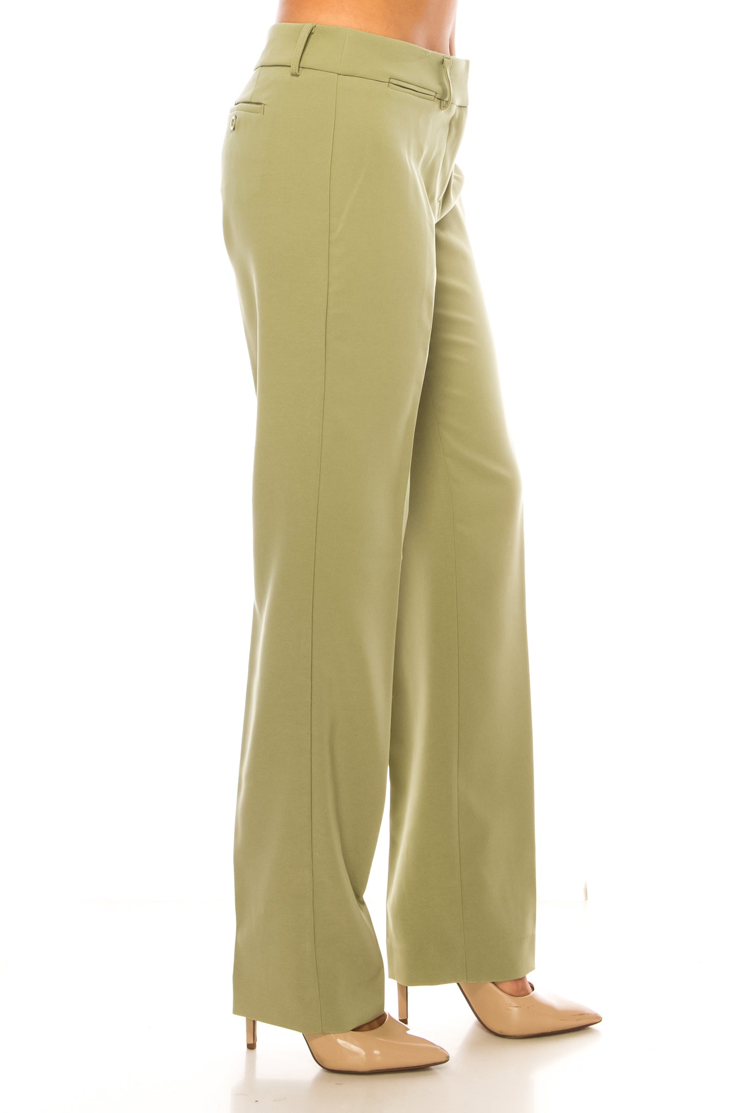 Zac & Rachel Straight Leg Zip Up Pants