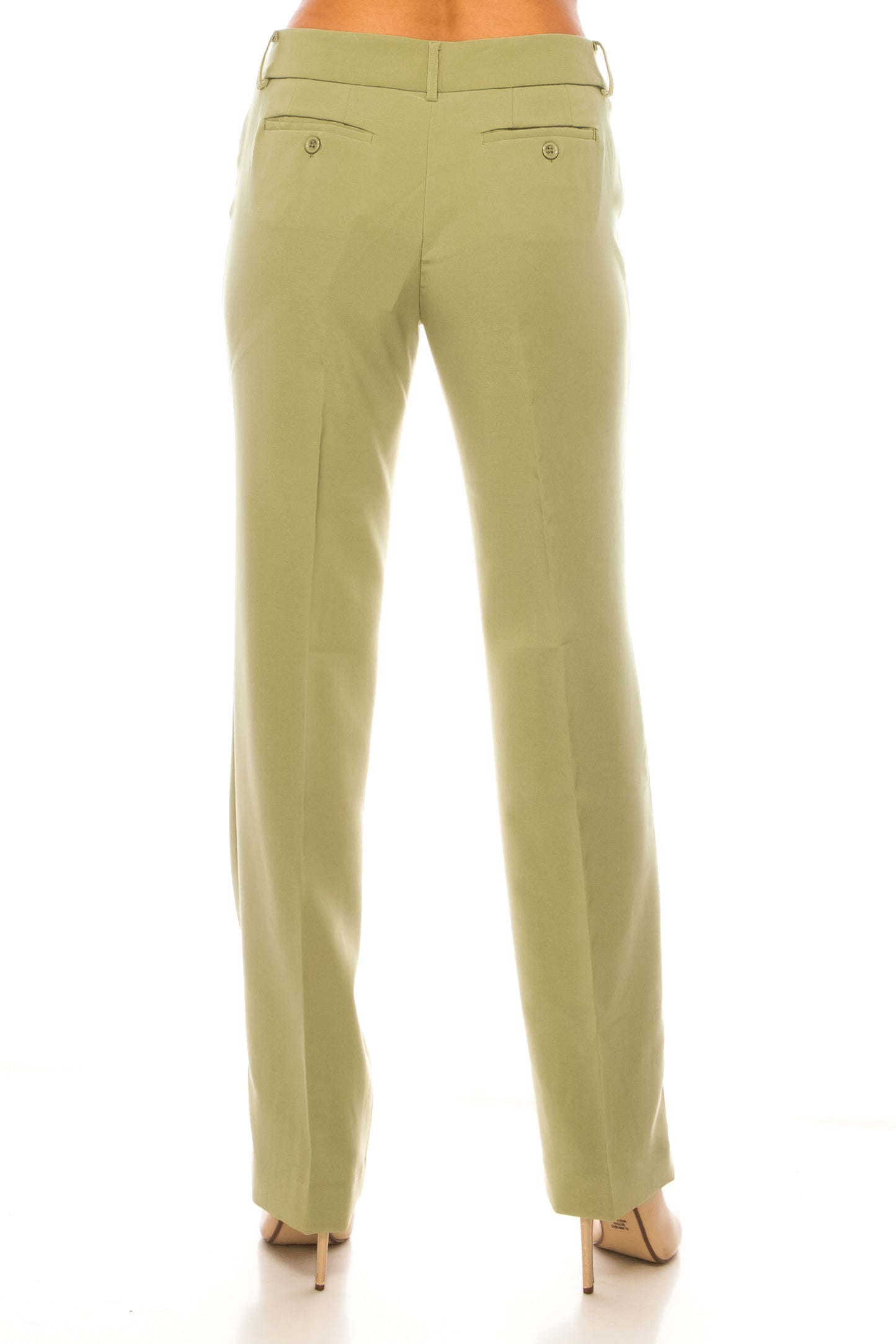 Zac & Rachel Straight Leg Zip Up Pants