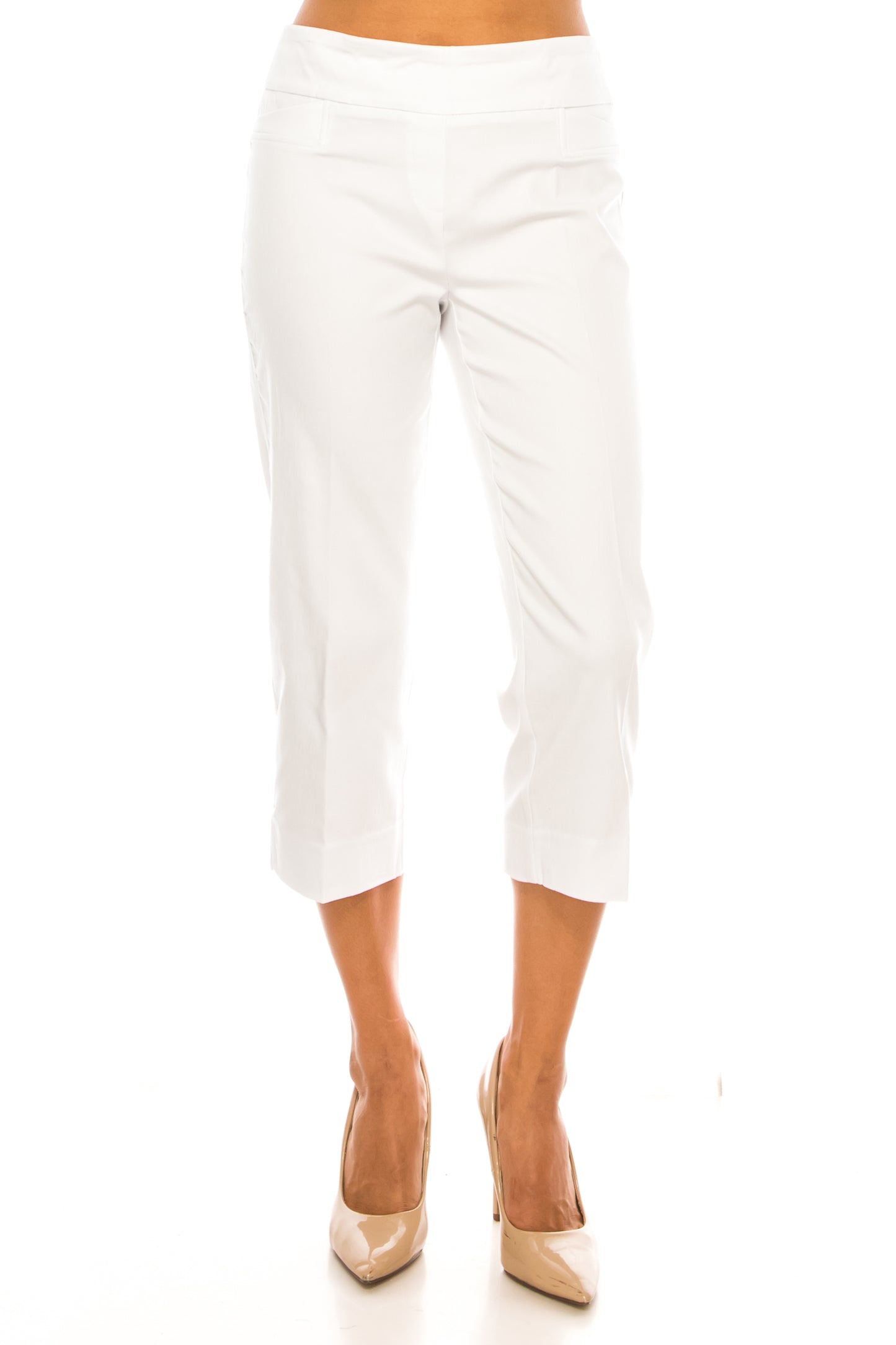 Zac & Rachel Ultimate Fit Faux-Pocket Capri Pants