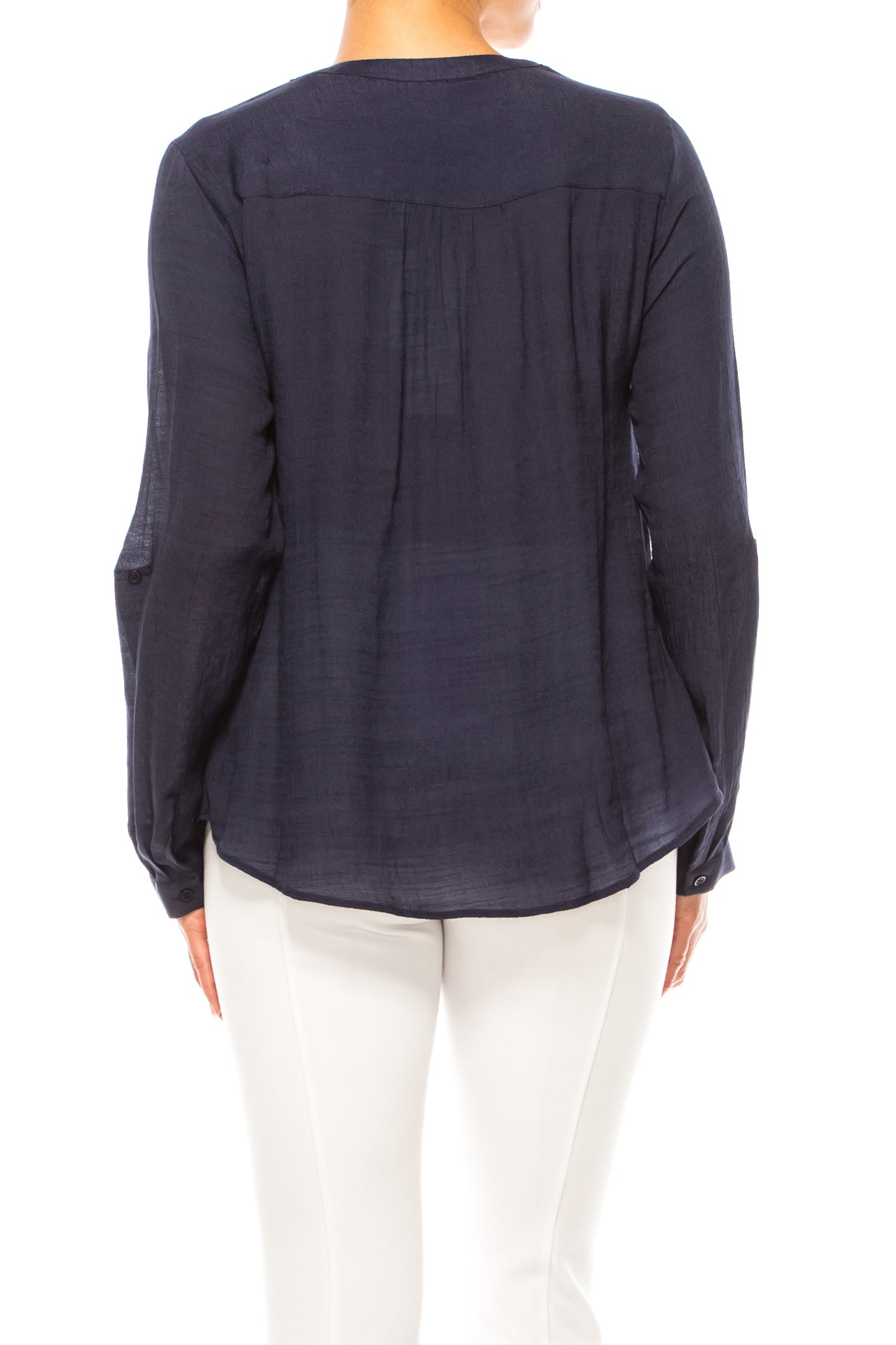 Zac & Rachel Front Pocket Button Down Top