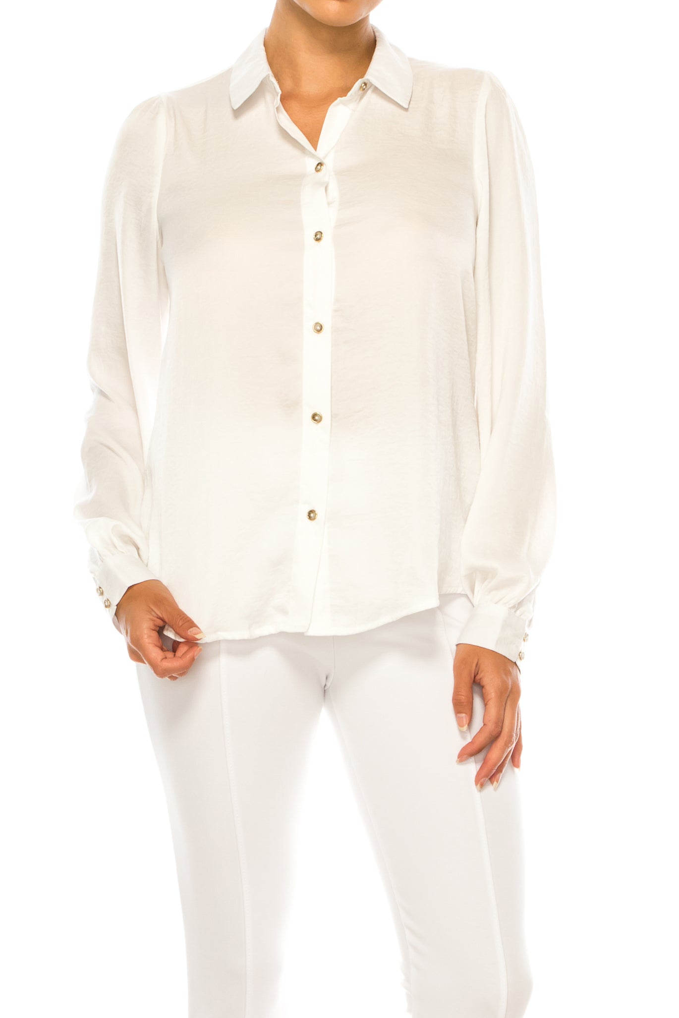 Zac & Rachel Collared Button Down Top