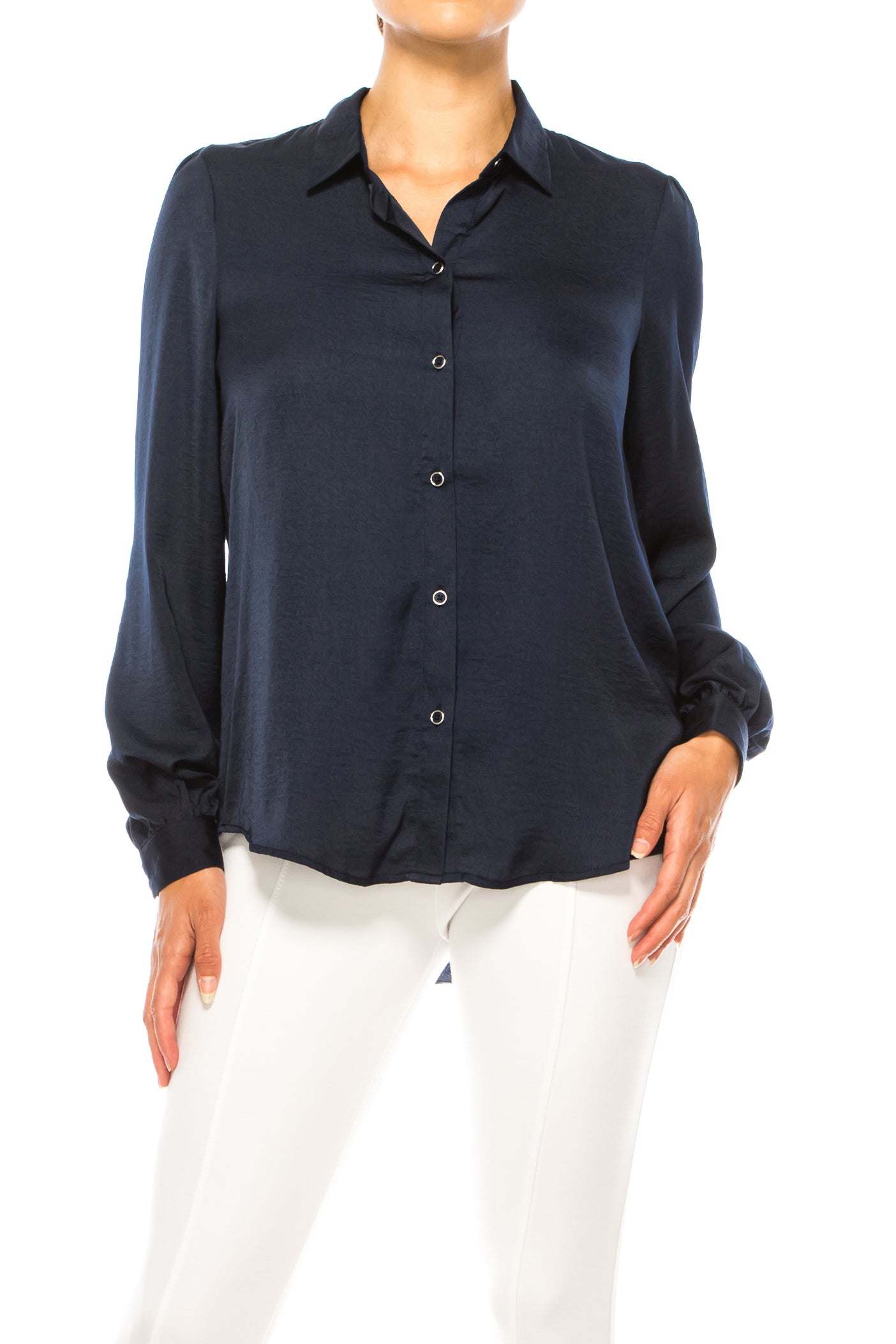 Zac & Rachel Collared Button Down Top
