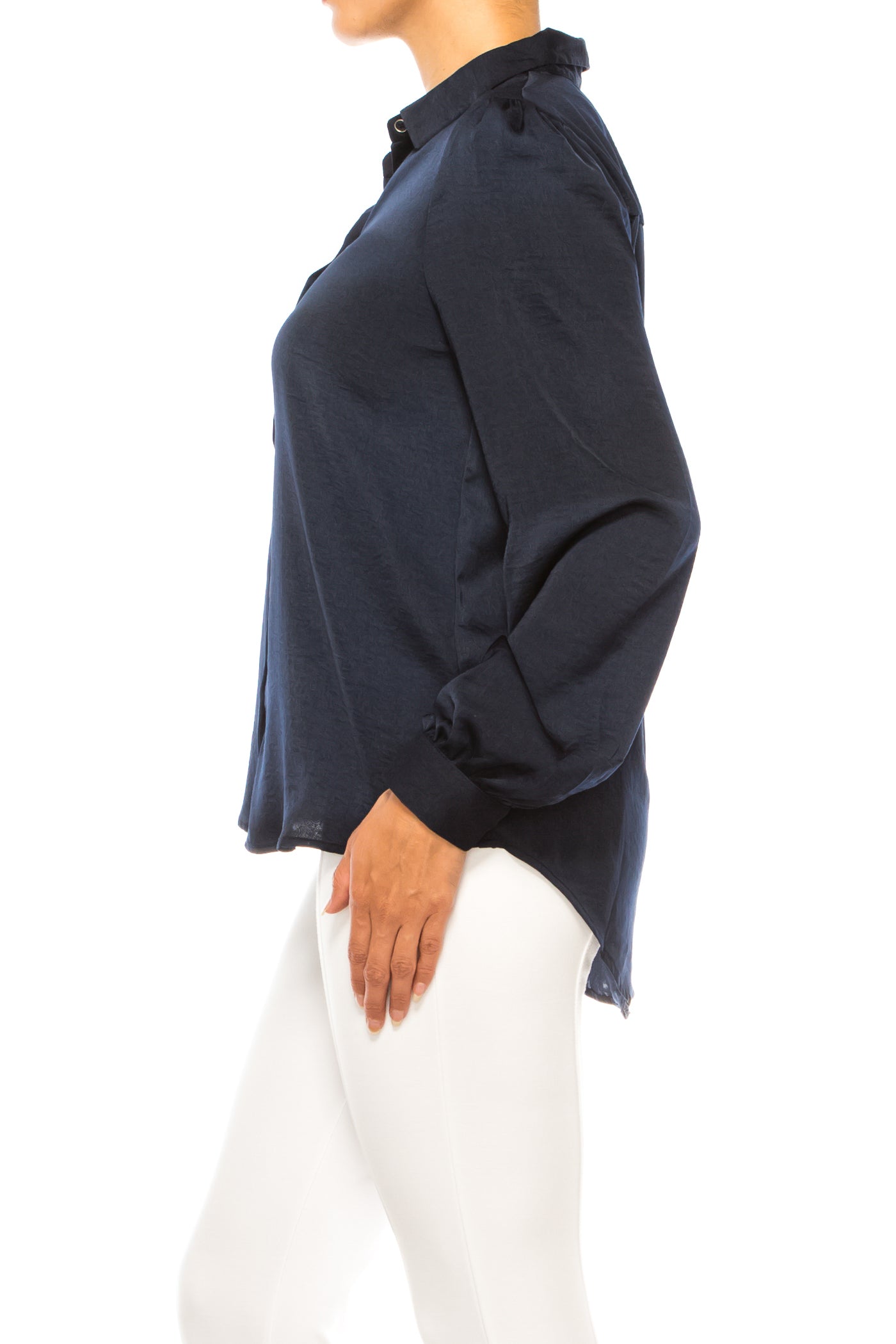 Zac & Rachel Collared Button Down Top