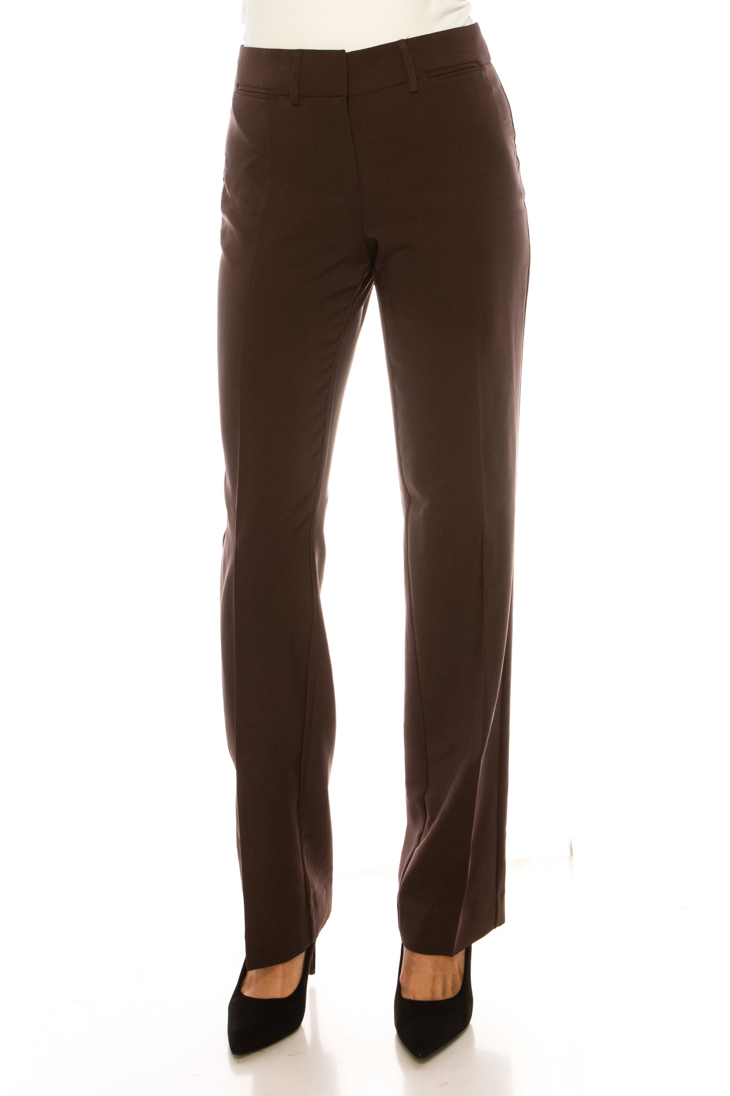 Zac & Rachel Straight Leg Zip Up Pants