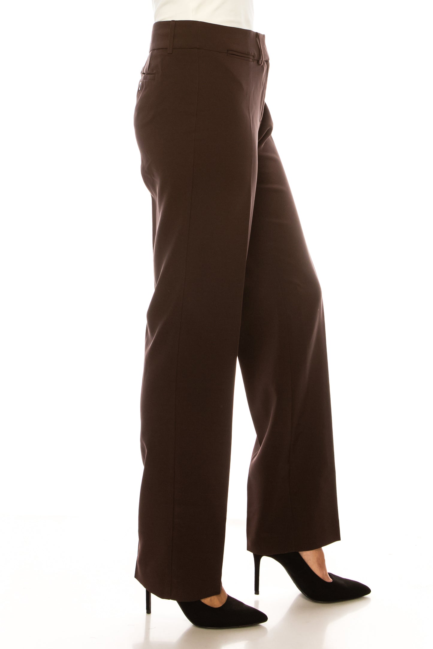 Zac & Rachel Straight Leg Zip Up Pants