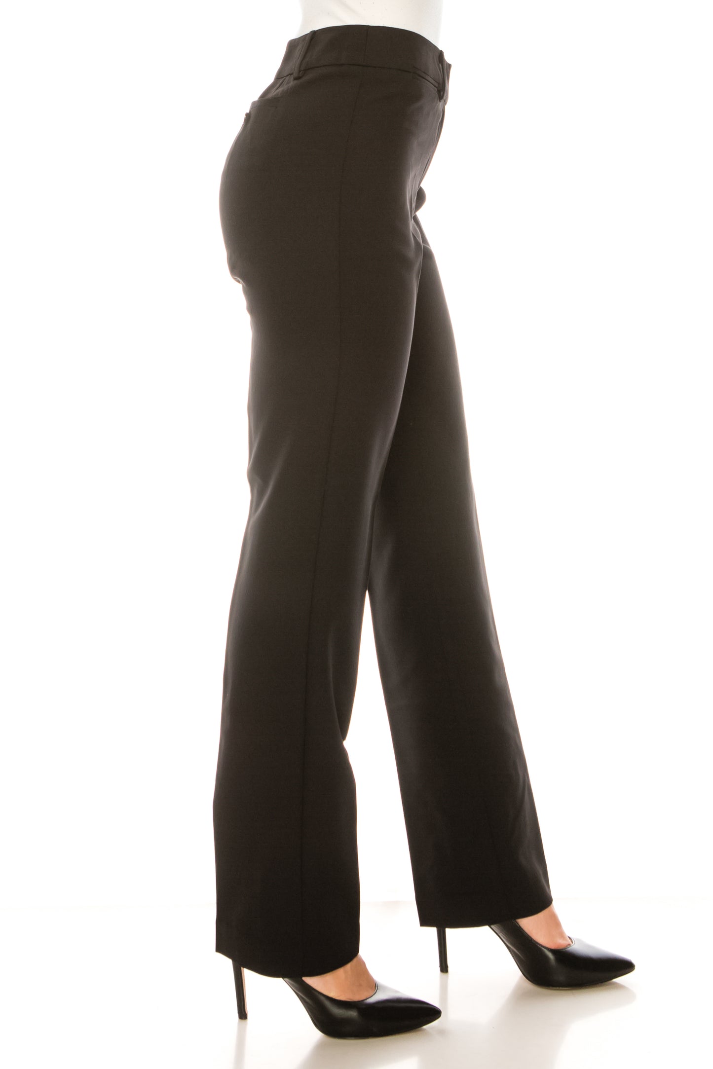 Zac & Rachel Straight Leg Zip Up Pants